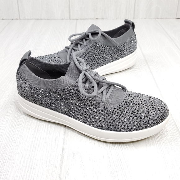 fitflop crystal sneakers